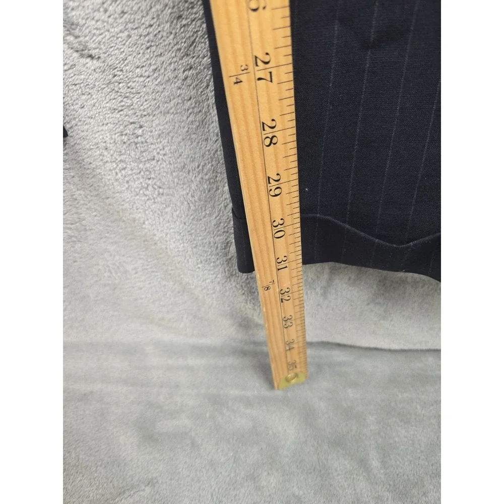 Brooks Brothers 346 Stretch Suit Mens 45R 38x31 Dark Gray Pinstripe Wool Vintage